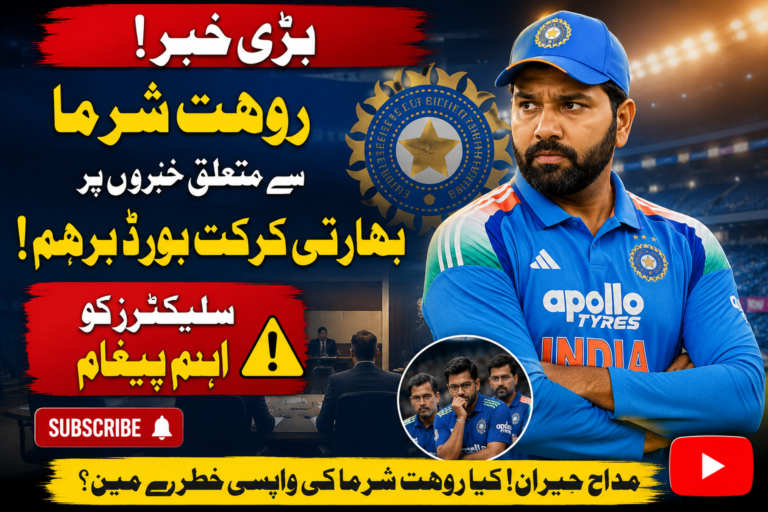 روہت شرما سے متعلق خبروں پر بھارتی کرکٹ بورڈ برہم، سلیکٹرز کو اہم پیغام